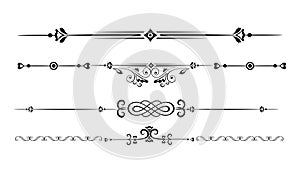 Ornamental rule lines