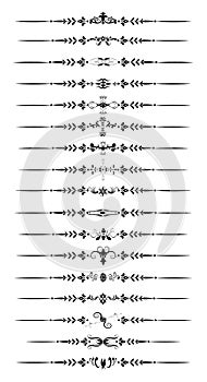 Ornamental rule lines