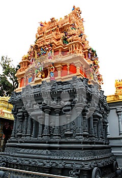 Ornamental temple tower