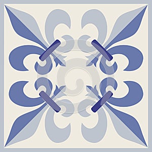 Ornamental tiles pattern.