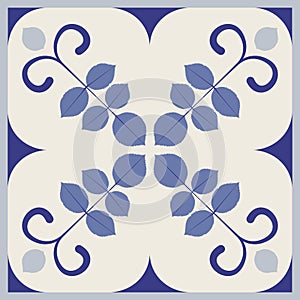 Ornamental tiles pattern.