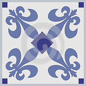 Ornamental tiles pattern.