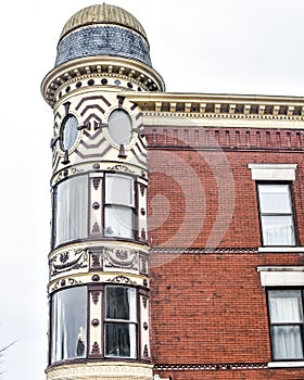 Ornamental Turret, Downtown Janesville, Wisconsin