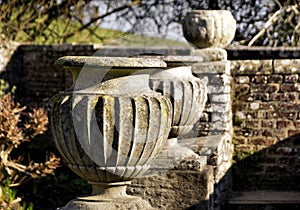 Ornamental Urns at Wallington Hall