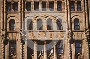 Ornamental windows, Wall Street, NY City, NY