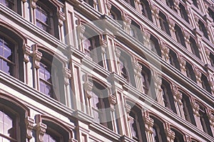 Ornamental windows, Wall Street, NY City, NY