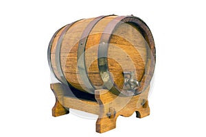 Ornamental wine barrel