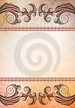 Ornamented banner