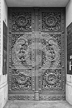 Ornamented door in Berlin