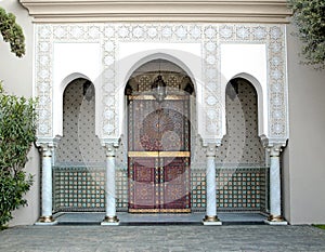 Ornamented door, Hassan II Mosque, Casablanca