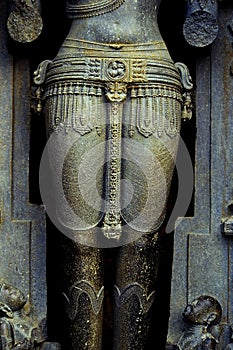 Ornamented Sculpture at Konark Temple