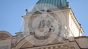 Ornaments on theater Juliusz Sloacki w Krakowie photo