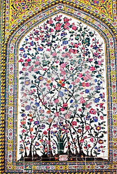 Ornaments from Vakil Mosque, Shiraz, Iran