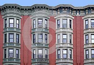 Ornate 19th century apartment building