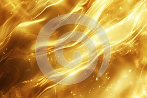 Ornate Abstract golden background. Generate Ai