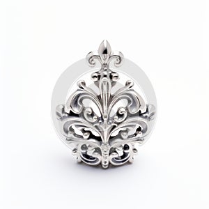 Ornate Antiqued Silver Ring Inspired By Baroque Sculptures