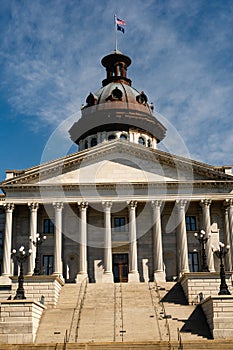 Ornate Architecture at the South Carolina State House Columbia