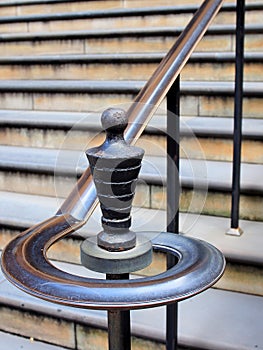 Ornate Brass Bannister