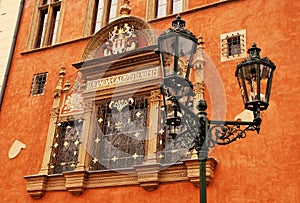 Ornate building in Old Town (Stare Mesto), Prague photo