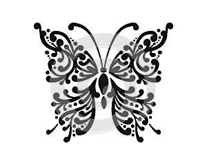 Ornate butterfly for your design