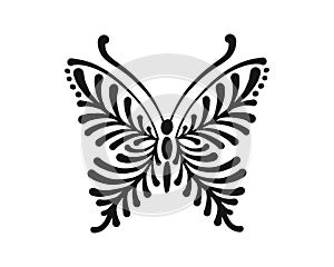 Ornate butterfly for your design