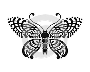 Ornate butterfly for your design