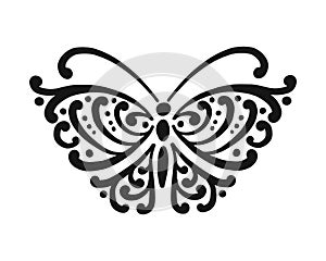 Ornate butterfly for your design