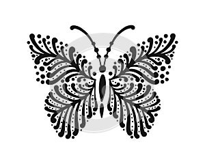 Ornate butterfly for your design