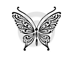 Ornate butterfly for your design