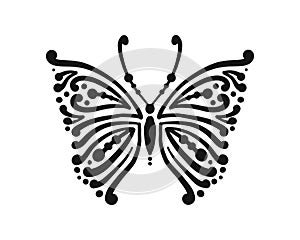 Ornate butterfly for your design