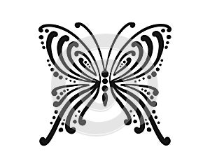 Ornate butterfly for your design