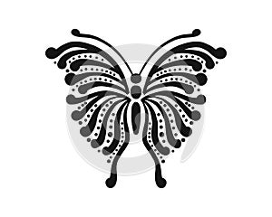 Ornate butterfly for your design