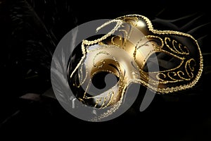 Ornate carnival mask photo