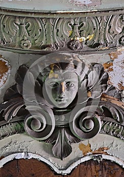 Ornate Ceiling in the Michigan Theater, Detroit