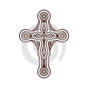 Ornate christian cross