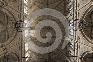 Ornate church ceiling