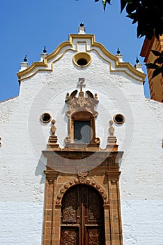 Ornate church entrance, Estepona.