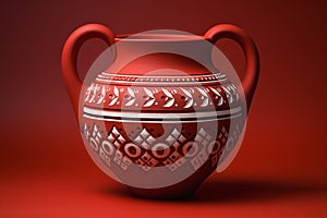 Ornate Clay Pot