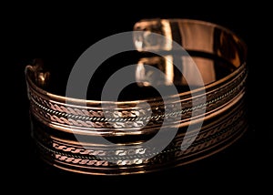 Ornate Copper Bracelet