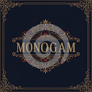 Ornate design featuring the word 