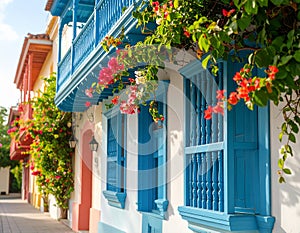Ornate details on colonial-era buildings reflect the historical influences on the island\'s architecture photo