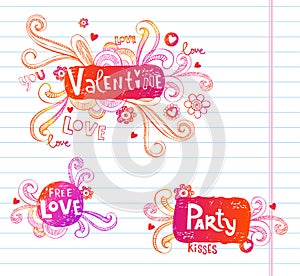 Ornate doodle frames