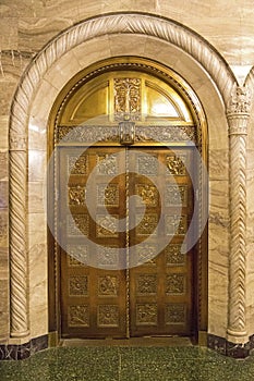 Ornate door Mayo Clinic Plummer medical Rochester photo