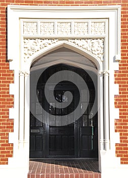Ornate Entry Architecture and Breezeway photo