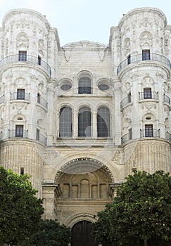 Malaga Cathedral Historic Architecture Facade photo