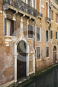 Ornate Facade of Venetian Home