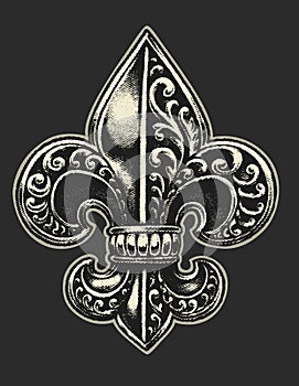 Ornate Fleur de Lis