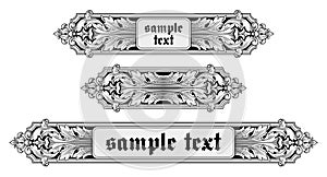 Ornate frame vector