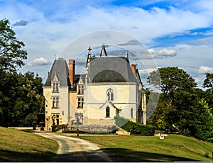 Ornate French chateau