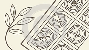 Ornate Geometric Pattern Tile Vector Design, vector design Generative AI